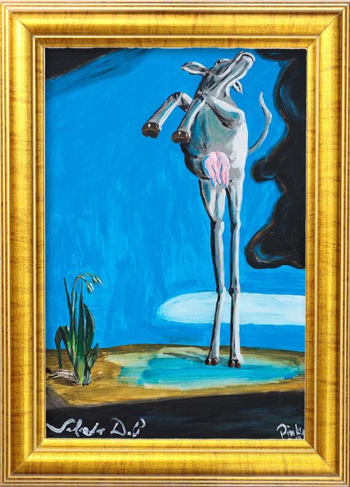 Die Versuchung der Kuh nach Salvador Dalí